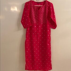 Elegant Red Women's Dress